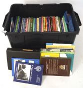 A box of assorted volumes relating to various railway lines,