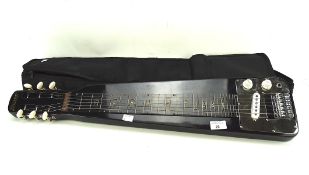 A vintage Jagard lap guitar, in original case,