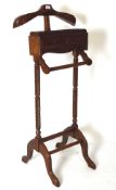 A 20th century butler's jacket stand,