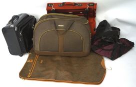 A collection of suitcases and luggage bags, by Mont Blanc,