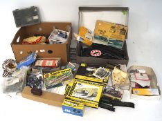 A collection of model railway related wares, carriages and tenders, most being home built examples,