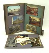 20th century postcard scrapbook, postcards from Bridlington, Scarborough, and more