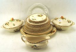 A Royal Ivory part dinner service and further dishes,