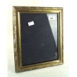 A large silver mounted picture frame, hallmarked Birmingham 1997 by TKC,