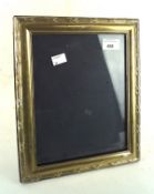 A large silver mounted picture frame, hallmarked Birmingham 1997 by TKC,