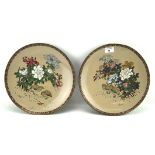 Two Chinese cloisonne dishes, 20th century,