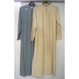Two vintage silk dresses, one by Accacia,