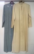 Two vintage silk dresses, one by Accacia,