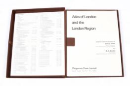 An Atlas of London and the London Region, Emrys Jones and D.J. Sinclair, Pergamon Press Ltd