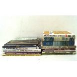 A selection of vintage railway books,