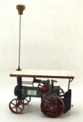 A vintage Mamod TE1A steam traction model,