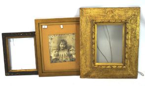 Three picture frames,