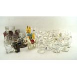 A selection of assorted glassware and ceramics, to include Babycham glasses, Babycham figure,