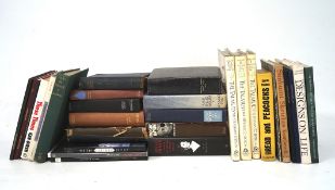 A collection of books regarding arts and culture