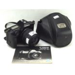 Canon EOS 650 35mm film camera with case,