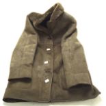 A modern Lakeland real sheepskin coat, UK size 14,