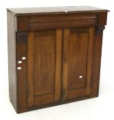 A Victorian mahogany chiffonier with a moulded long drawer above double doors