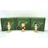 Seven Beswick models of the Flintstones, including boxed models of 'Wilma Flintstone',