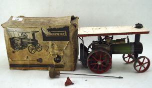 A Mamod traction engine in original box,