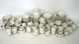 A large white Thomas Germany tea and coffee service including cups, saucers, side plates,