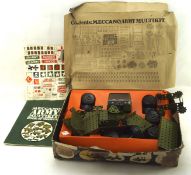 Meccano army Multikit, with book of models,