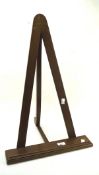 A 20th century wooden table top artists easel,