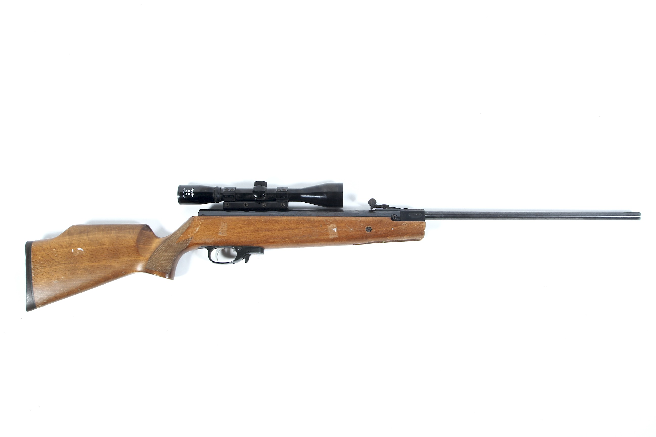 A Weihrauch HW90 Theoben air rifle, 5.5 kal, with Apollo 4 x 40 waterproof scope. - Image 2 of 4