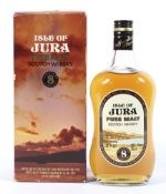 Isle of Jura, 8 year old pure malt Scotch whisky,