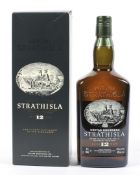 A single bottle of Strathisla 12 year old pure Highland malt Scotch whisky,