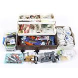 A box of coarse fishing tackle,