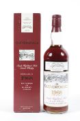 A bottle of Glendronach 25 year old single Highland malt Scotch Whisky, 1968 vintage,