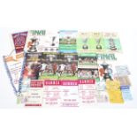 A collection of West Ham United football final programmes,