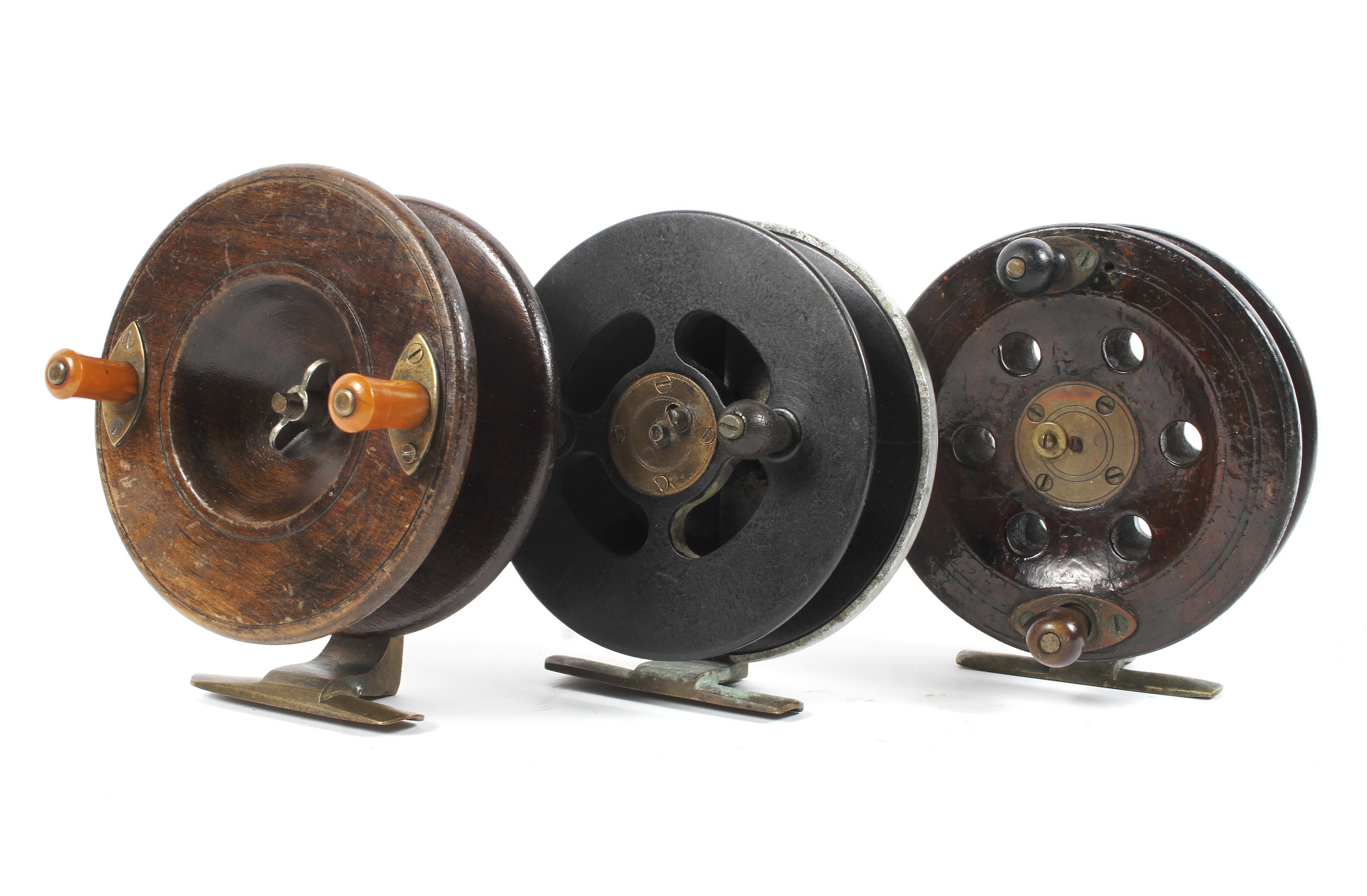 Three early/mid 20th century fly fishing reels, - Image 2 of 2