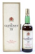 The Glenlivet 21 year old pure single highland malt Scotch whisky,