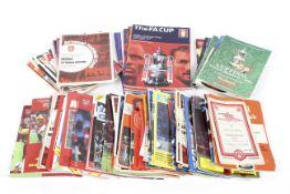 A collection of approximately 150 Arsenal football programmes,