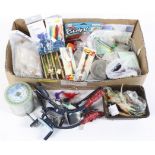 Two boxes of mixed Sea fishing tackle