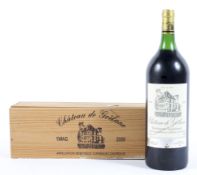 A single magnum bottle of Chateau de Goelane Bordeaux superior 2000,