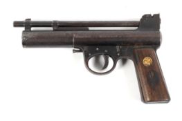 An early Webley mark I air pistol, 177, pat no 219872, c.1920's.