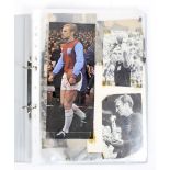 A collection of West Ham United footballer autographs,