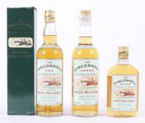 Three bottles of TyrConnell single malt Irish Whiskey,