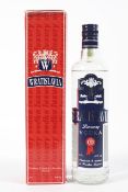 A single bottle of Polish Wratislavia luxury vodka,