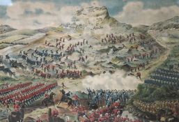 After A. Sutherland, Battle of Dundee (Glencoe) October 20th 1899, Number 1, a coloured print