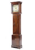 A late 18th/early 19th century 8 day long case clock with brass dial inscribed Robinson of Yeovil