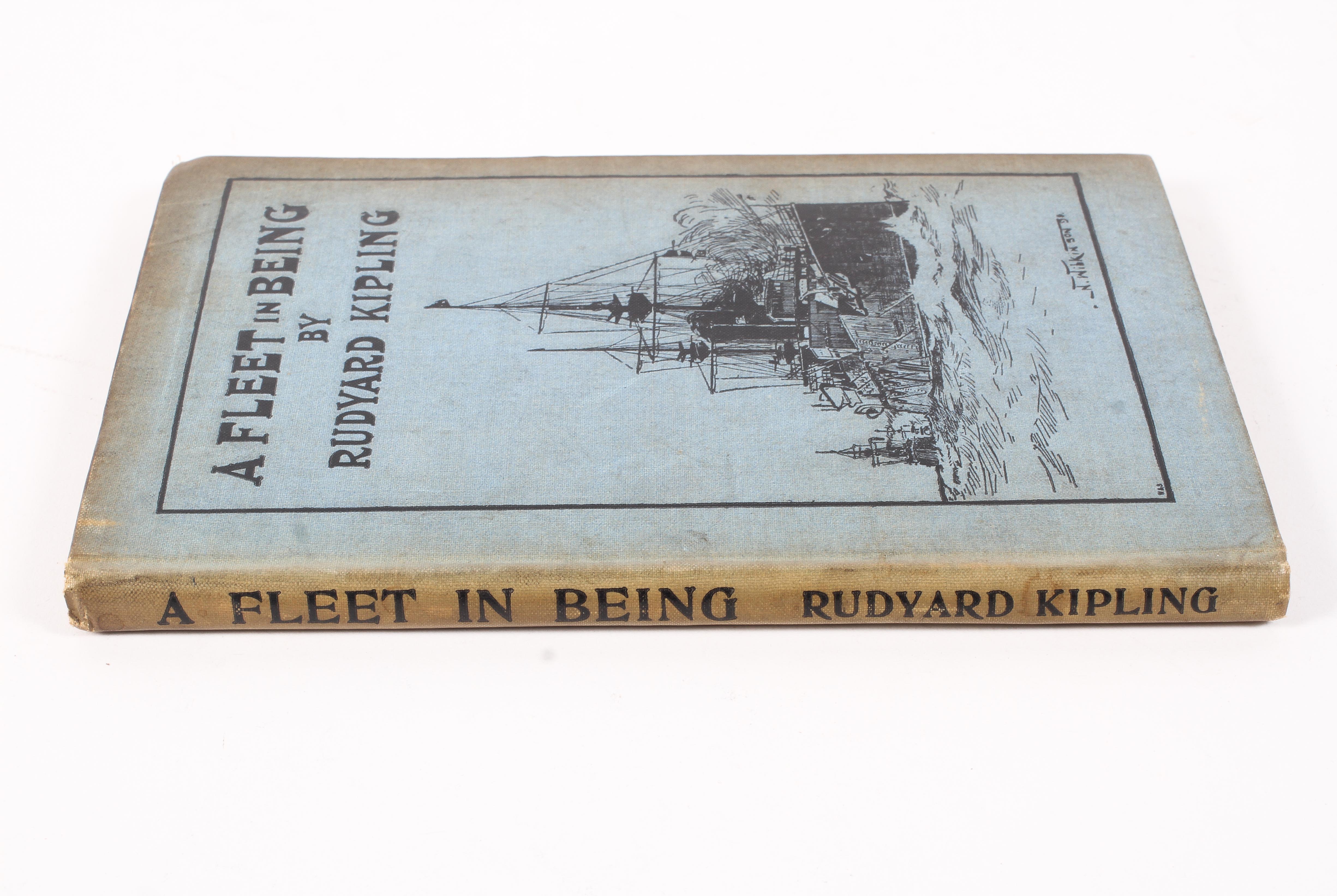 Rudyard Kipling, A Fleet in Being, First Edition, Macmillan & Co, London,