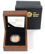 A 2010 gold proof sovereign,