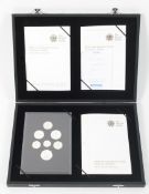 A 2008 silver proof collection of Emblems of Britain with seven coins,