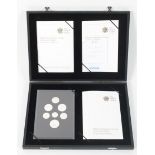 A 2008 silver proof collection of Emblems of Britain with seven coins,