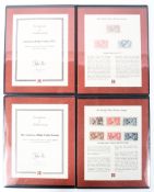 Two Westminster Collections Ltd folders, the first with a collection of Seahorse High Value stamps,