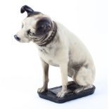 A Vintage model of HMV "Nipper" the dog.