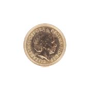 A 2001 half sovereign coin